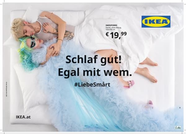Schlaf gut! Egal mit wem.