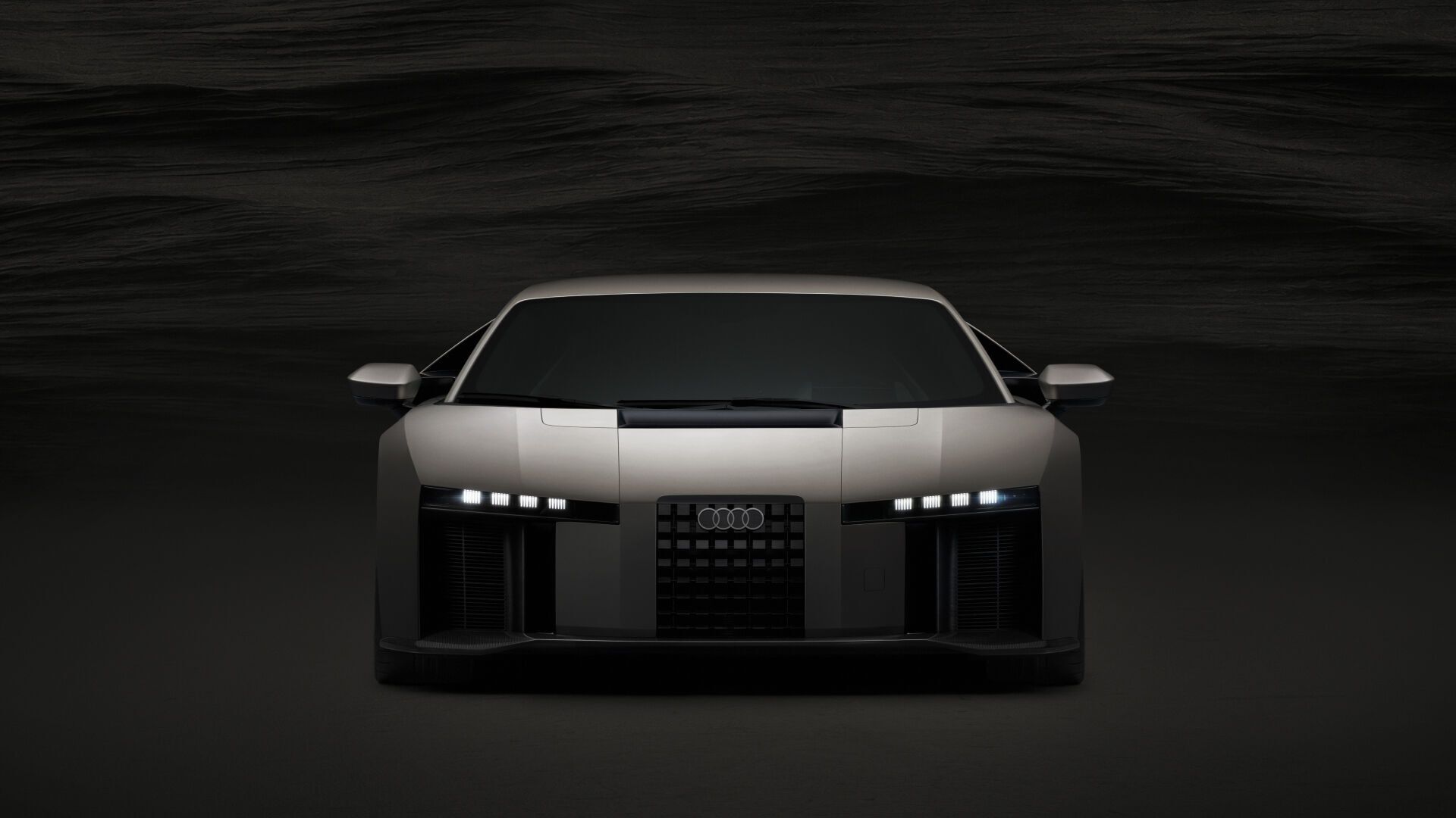 Audi presents its first supercar with a high-performance hybrid powertrain