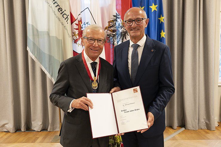 Großer Tiroler Adler-Orden für Wilfried Haslauer und Peter Kaiser