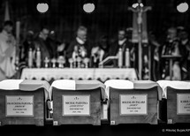 Ceremonia pogrzebowa żołnierzy NSZ ze Zgrupowania kpt. Henryka Flamego „Bartka”
