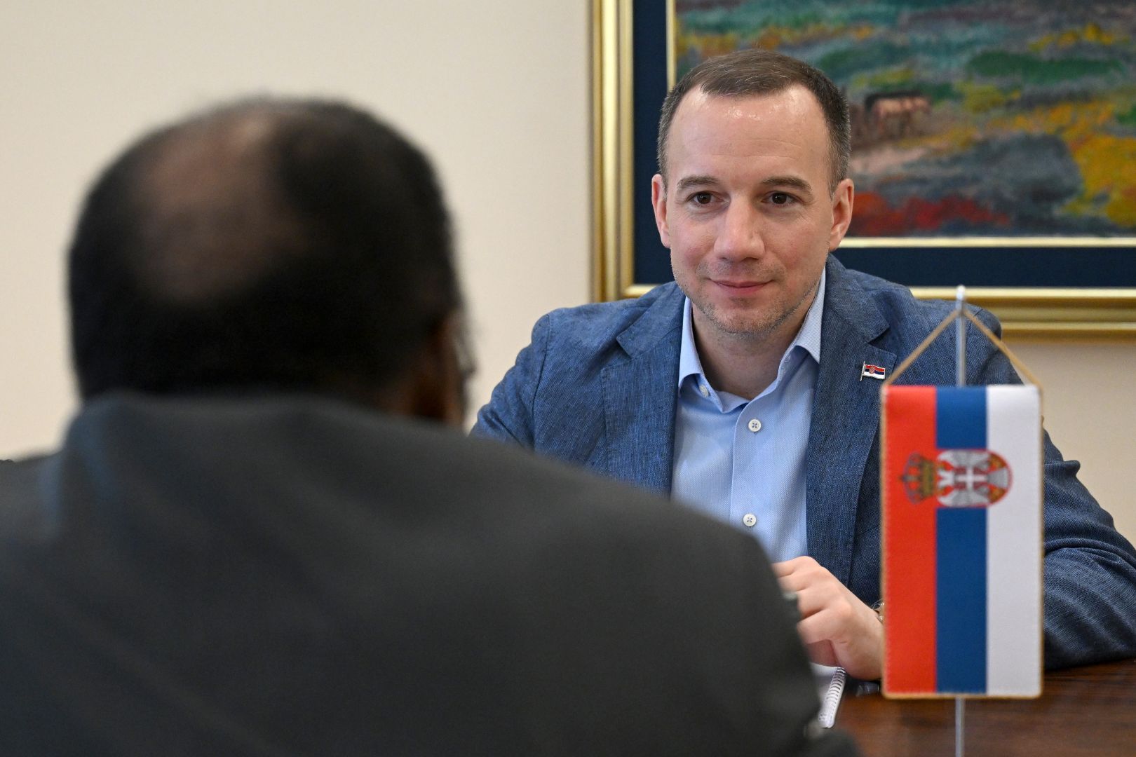 Јовић са амбасадором Гане