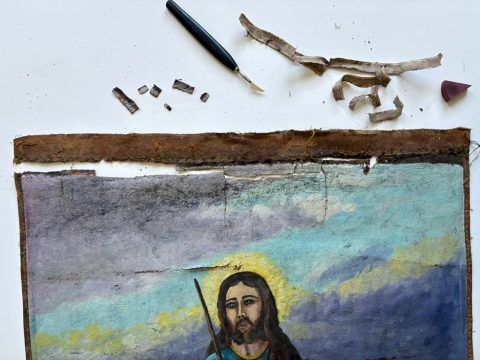 Ukončenie I. etapy reštaurovania historickej zástavy hrnčiarskeho cechu