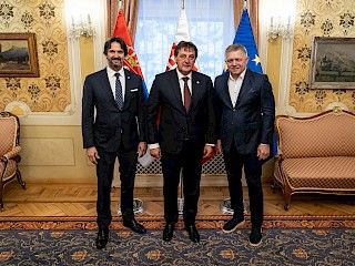 Predseda vlády SR Robert Fico sa stretol s ministrom obrany Srbska Bratislavom Gašićom
