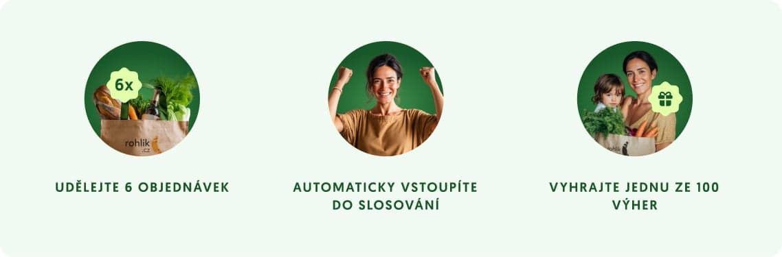 Rohlík spouští velkou letní soutěž: hlavní výhrou jsou nákupy na celý rok v hodnotě 400 000 Kč