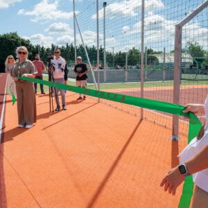Slávnostné odovzdanie výsledkov projektu „Športový areál ZŠ Mlynská – 1. etapa“ spolufinancovaného z Programu Slovensko