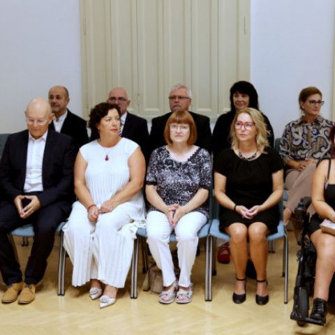 Slávnostné zastupiteľstvo vzdalo poctu Jánovi Petrovi a Miloslavovi Chomovi