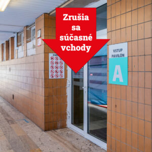 Zmena organizácie dopravy okolo polikliniky a avízo nových vstupov do ambulancií