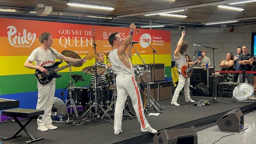 Tribut musical a Queen al metro de Barcelona