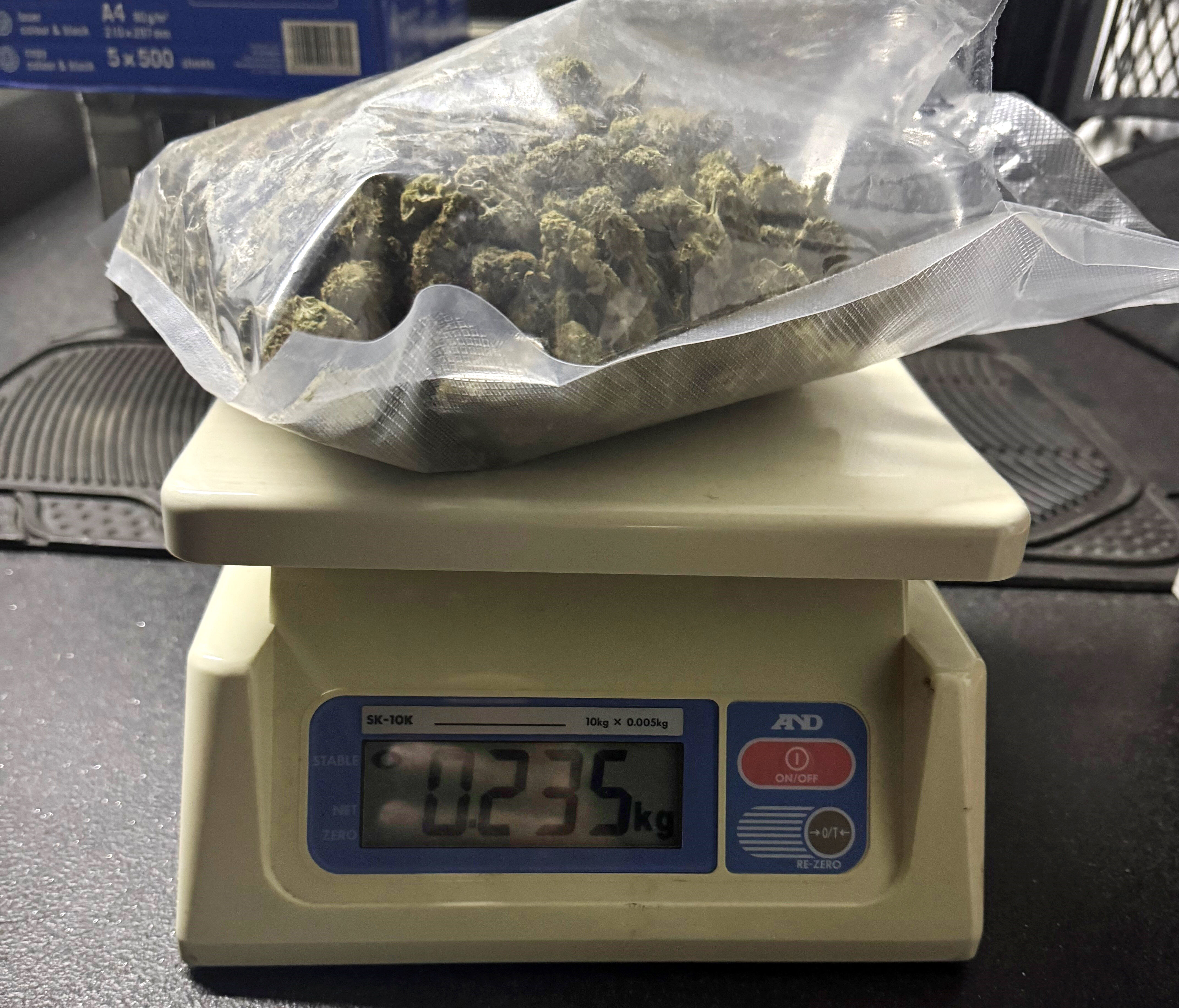 Marihuana v taxíku