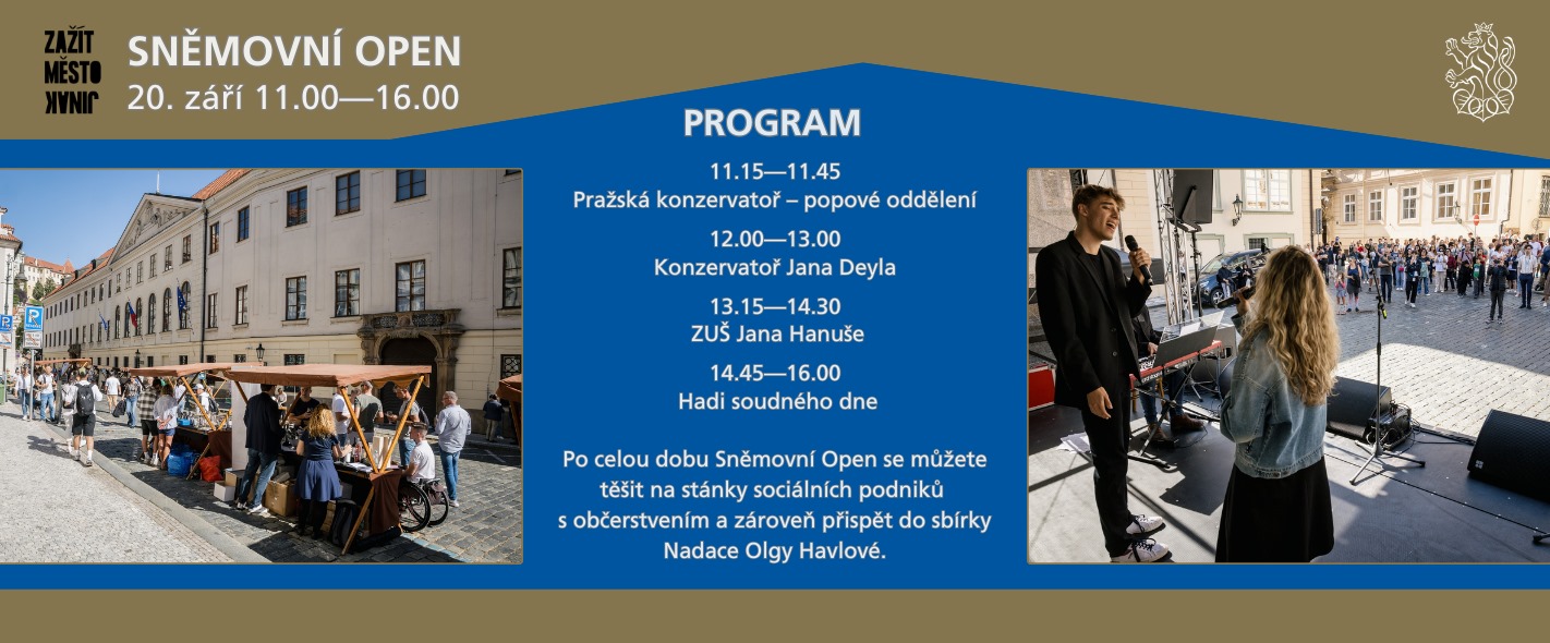 Poslanecká sněmovna zve na třetí ročník Sněmovní Open