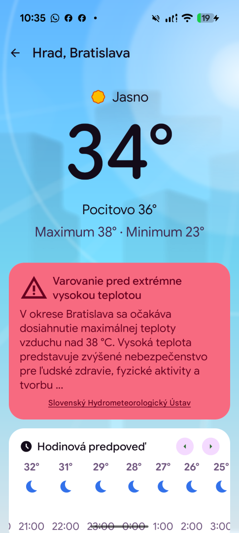 Prečo každá aplikácia ukazuje iné počasie? Toto je dôvod