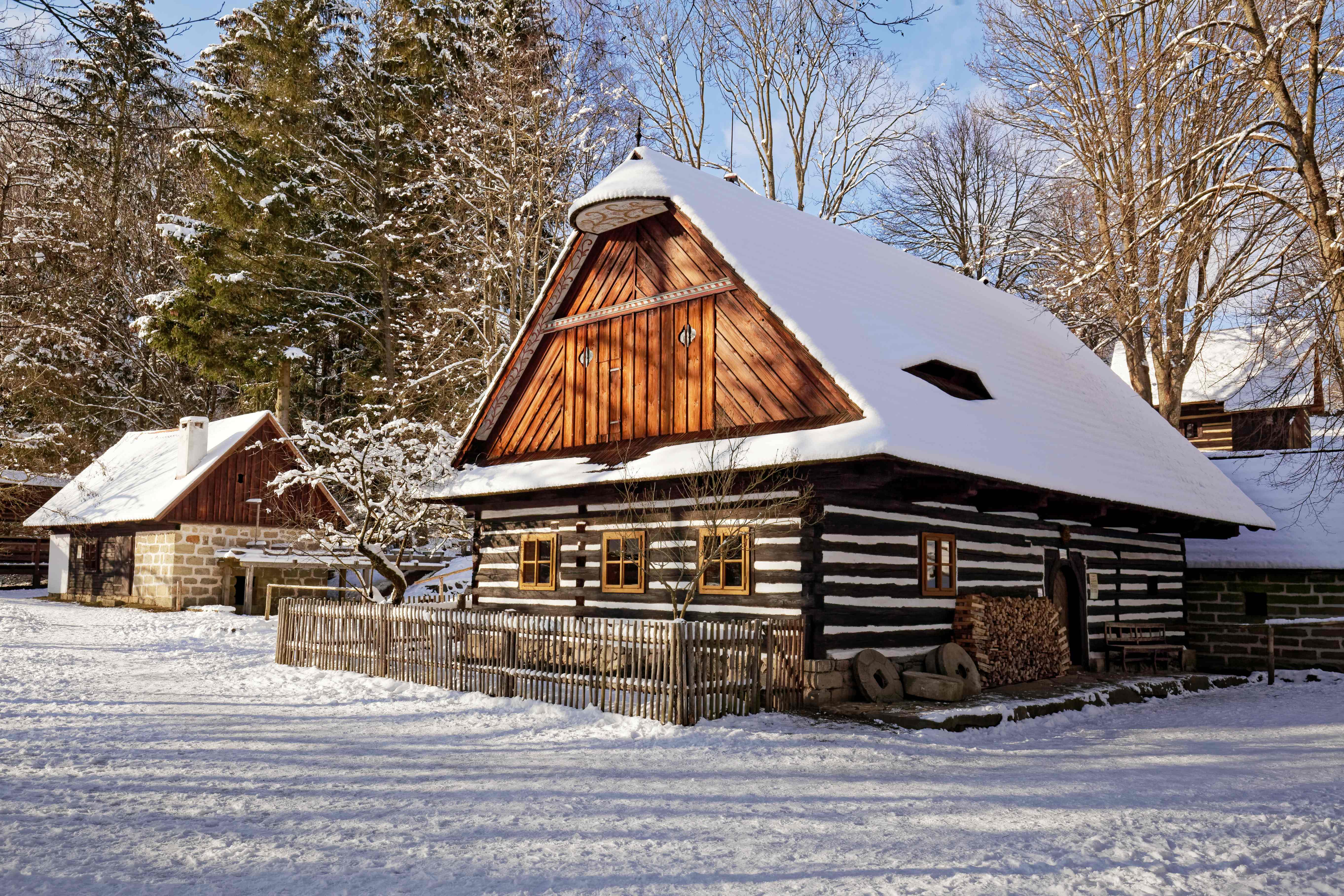 Vánoční atmosféra v areálech Muzea v přírodě Vysočina