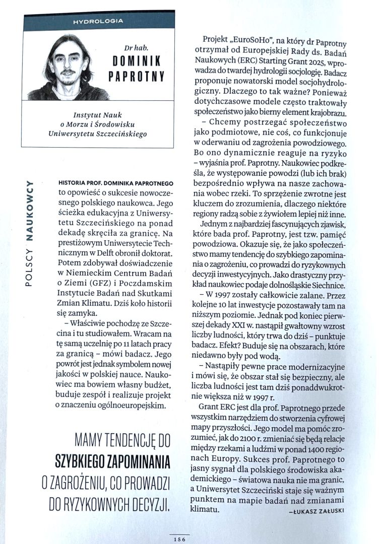 „National Geographic” z udziałem Uniwersytetu Szczecińskiego
