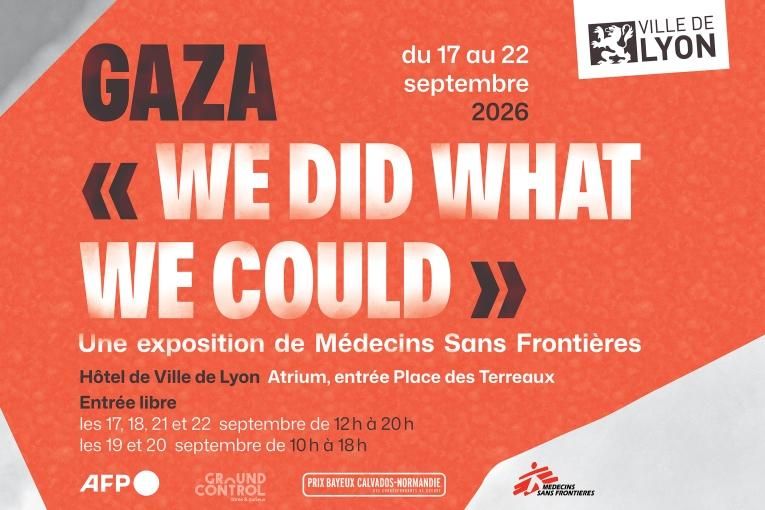 Gaza : l'exposition « We did what we could » à Lyon