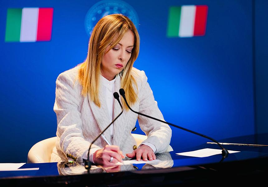 Colloquio telefonico del Presidente Meloni con il Presidente Zelensky