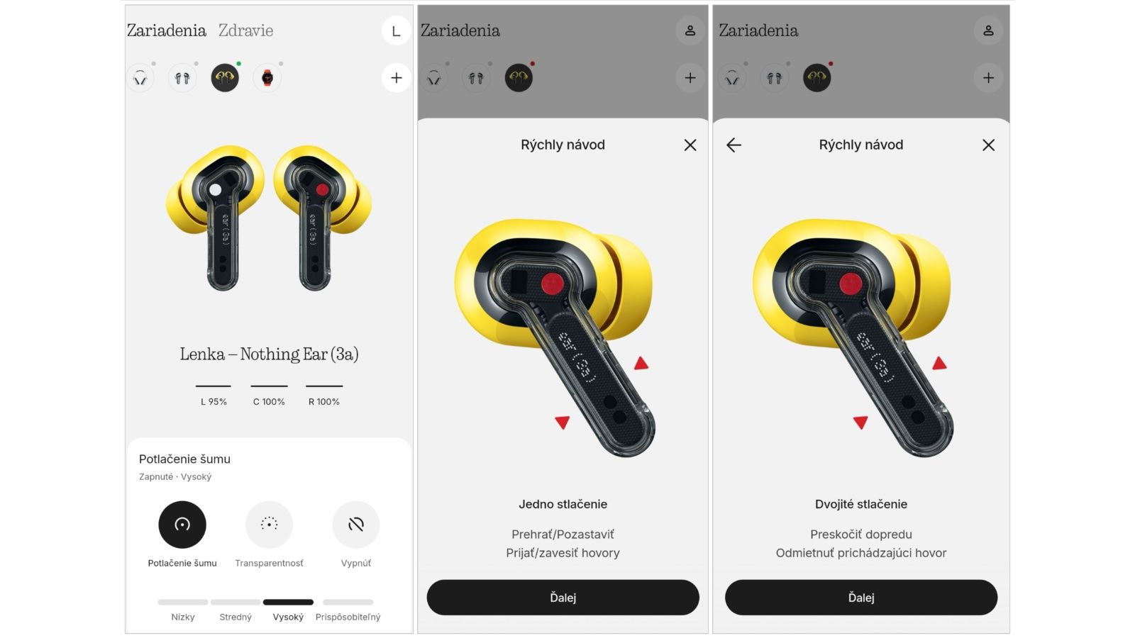 Recenzia Nothing Ear (3a): Perfektné slúchadlá s nahrávaním zvuku
