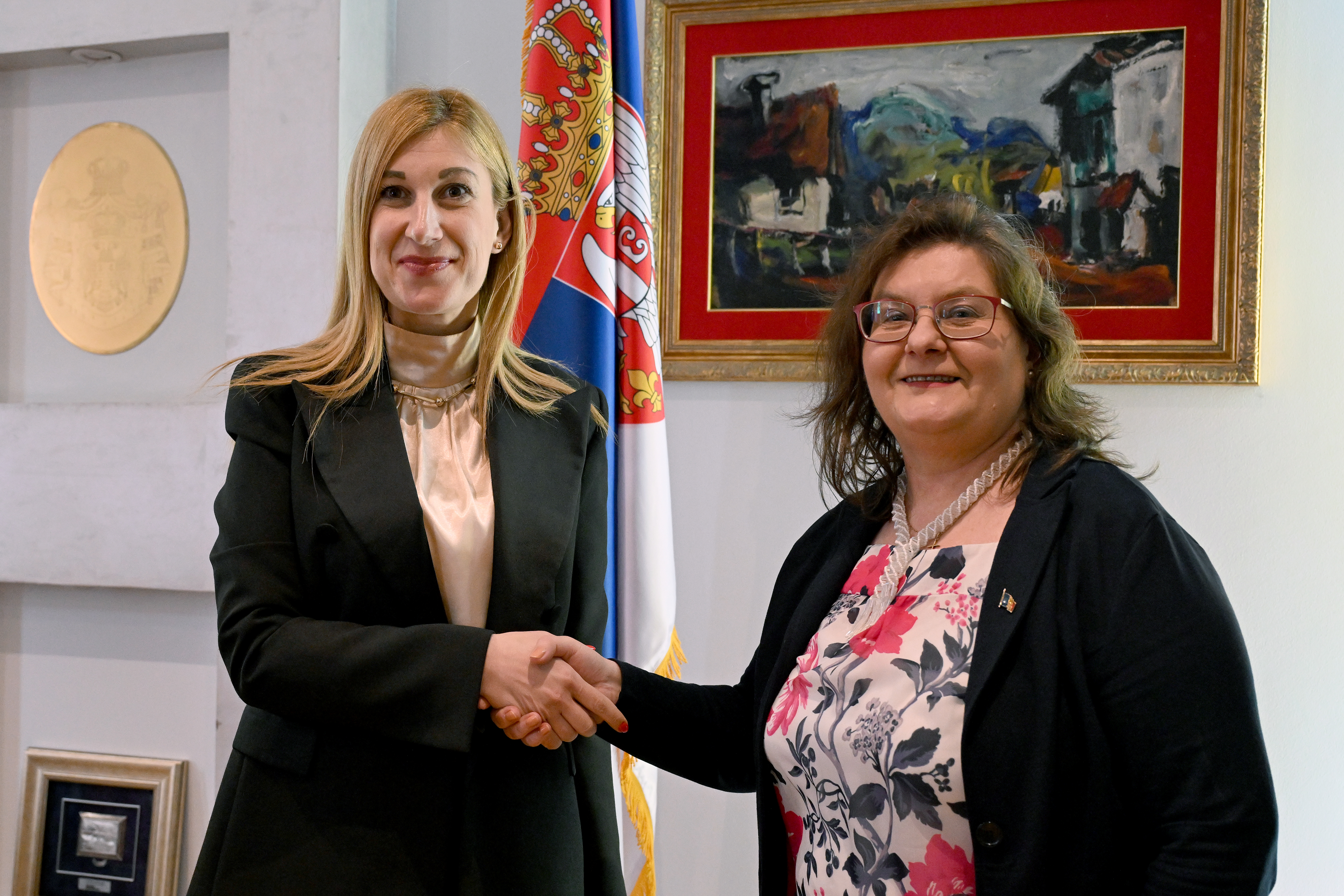 Јовановић са амбасадорком Румуније