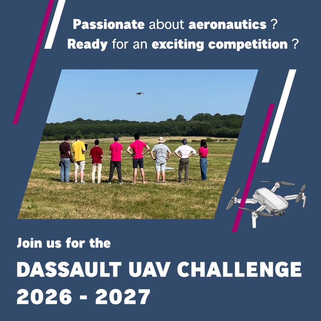 Envie de rejoindre la 13ème saison du Dassault UAV Challenge ?