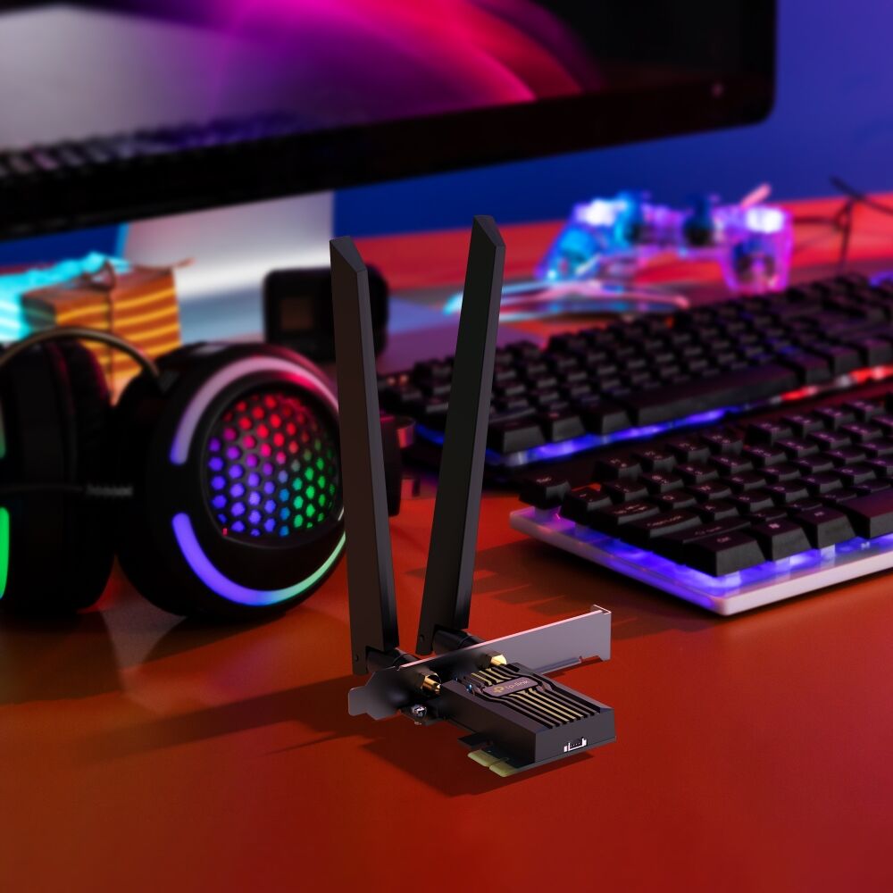 Zaměřeno na hráče: TP-Link uvádí na trh první Wi-Fi 7 PCIe adaptér Archer TBE400E