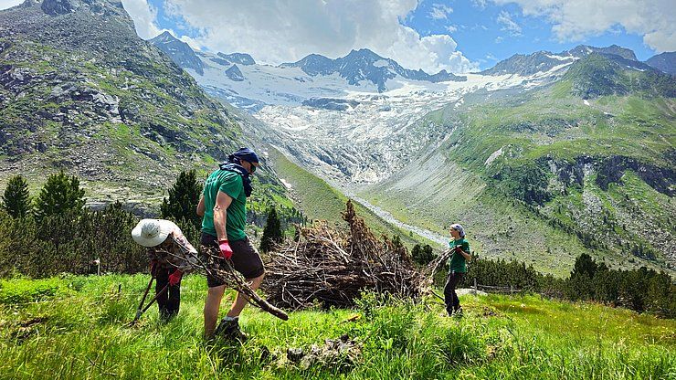 Naturschutzplan auf der Alm