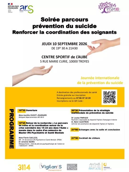 Journée internationale de prévention du suicide : c'est le moment d'en parler en Grand Est !
