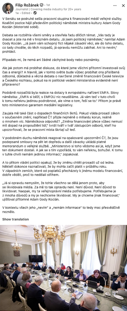 Mediálny barometer - 32/2026