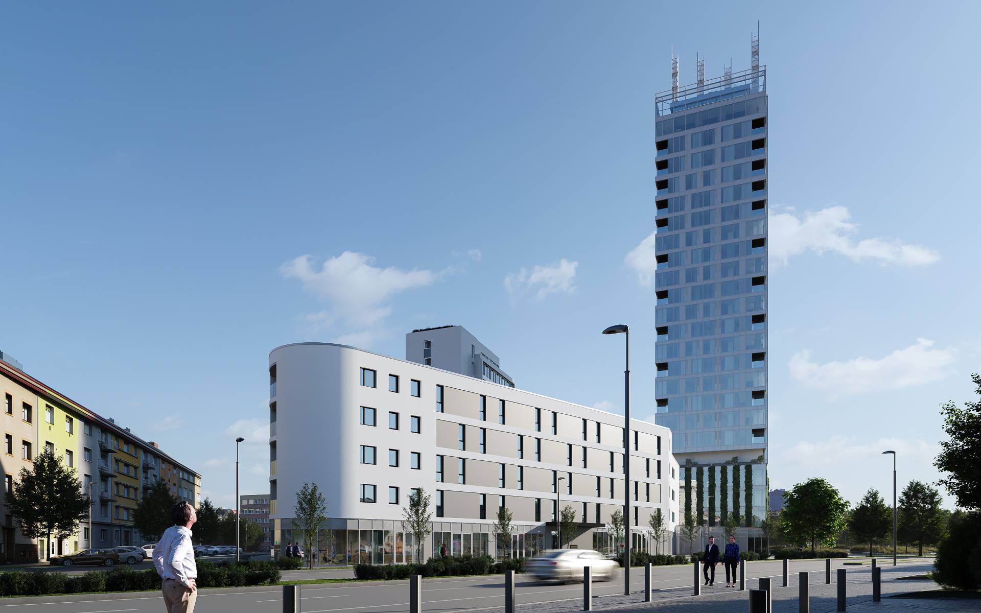 MIRAS Group představuje projetk Sisters, dvě věže, které změní panorama Plzně