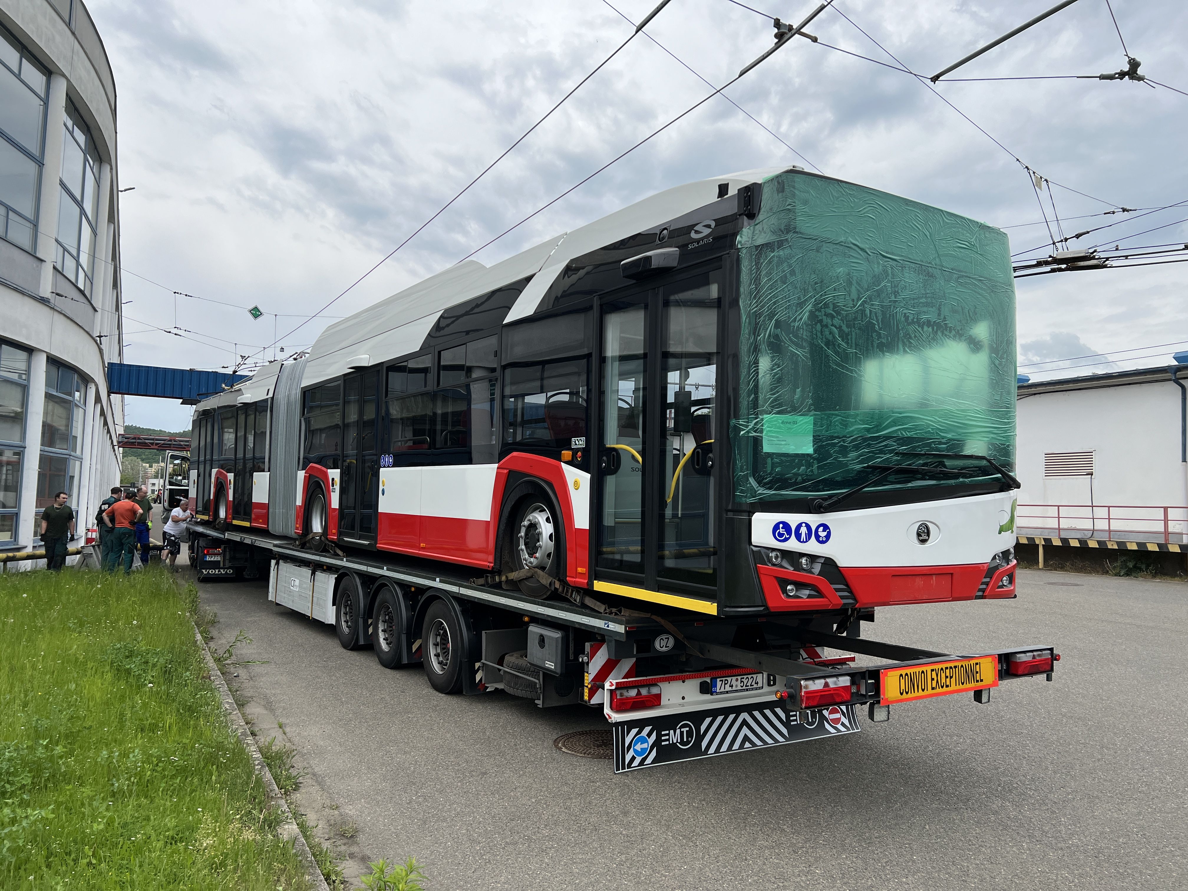 Do Brna míří další nové trolejbusy 27Tr, na linkách nahradí především vysokopodlažní a neklimatizované vozy