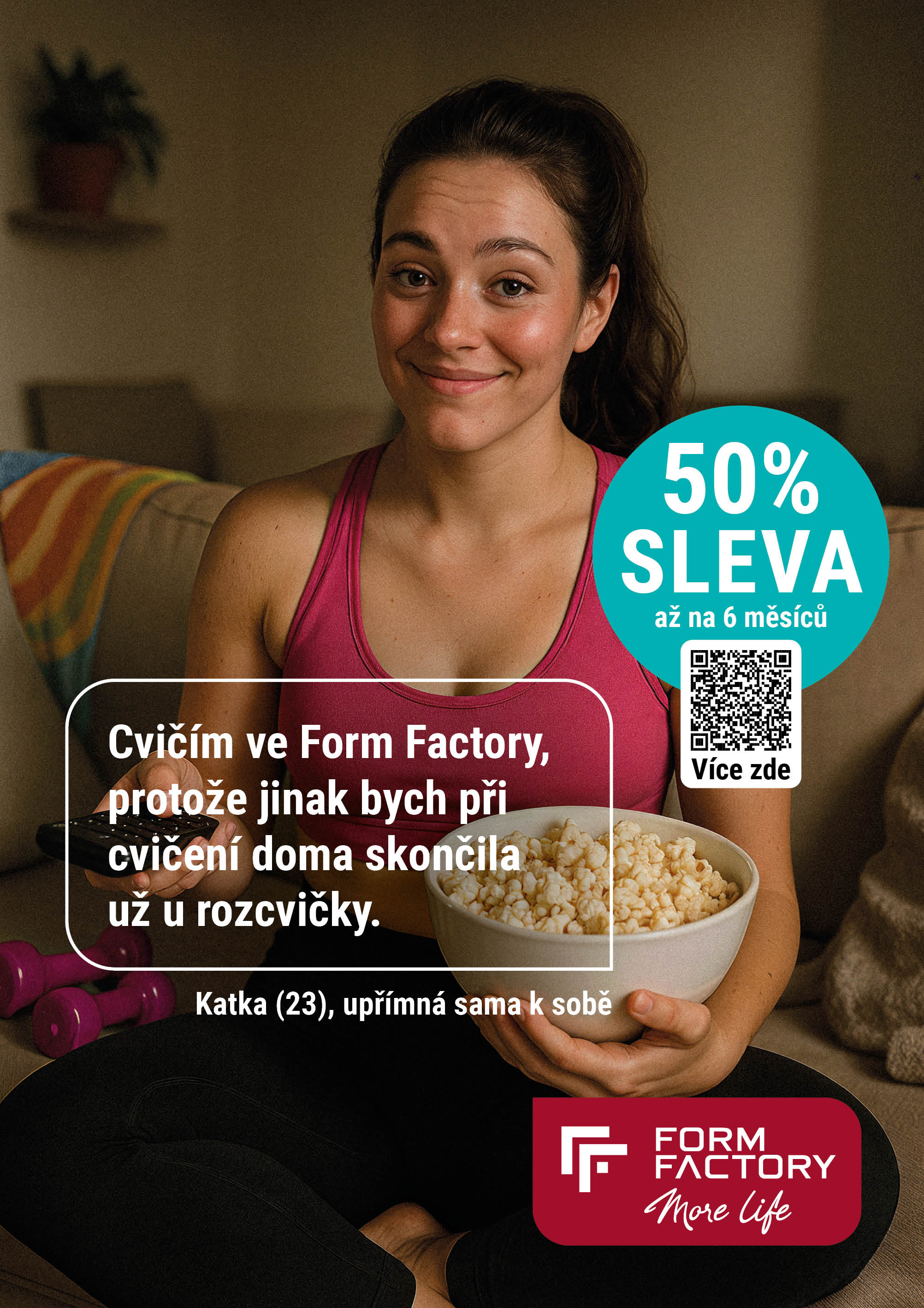 Využijte slevu 50 % až na 6 měsíců ve všech klubech Form Factory