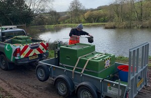 Fish return to Cullompton ponds thanks to rod licence money