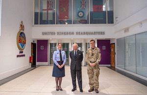 His Majesty The King visits Northwood Headquarters