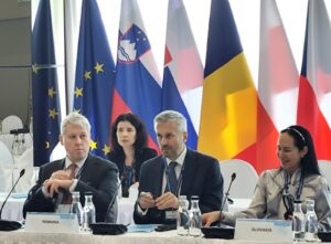 Cătălin Predoiu, în a doua zi a Forumului Salzburg: România cere consolidarea protecției frontierelor externe și întărirea rolului FRONTEX