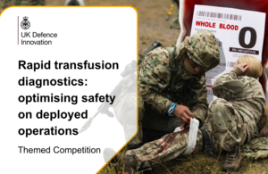 Blood on demand: UKDI seeks innovations for blood testing in the field