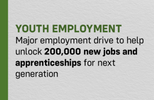 Major employment drive to help unlock 200,000 new jobs and apprenticeships for next generation