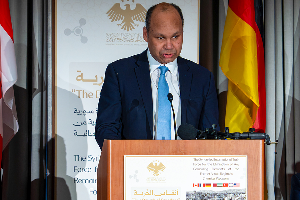 We look forward to continuing our close collaboration with Syria, other task force members, and the OPCW to drive towards the eradication of Assad’s chemical weapon legacy: UK at the UN