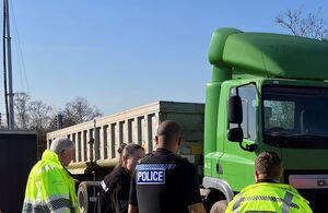 Vehicles seized in operation at Worcestershire waste site