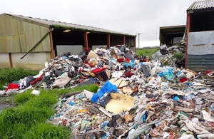 Farmer who allowed waste to be dumped at beauty spot sentenced
