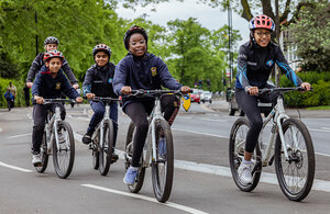 Cycle training and walk to school programmes among £108 million active travel funding boost