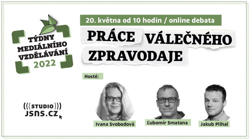 Debata na téma Práce válečného zpravodaje