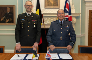 UK and Belgium sign multi-million pound Mission Data partnership