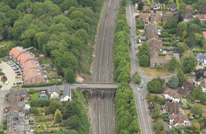 Near miss with a track worker at Harpenden