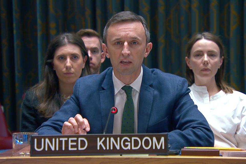 Recent Houthi attacks against Israel threaten to further destabilise the region and undermine Yemen’s security: UK statement at the UN Security Council