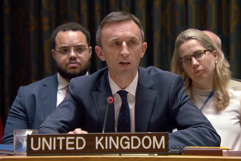 The United Kingdom condemns violence against UN peacekeepers who work tirelessly to protect international peace and security: UK statement at the UN Security Council