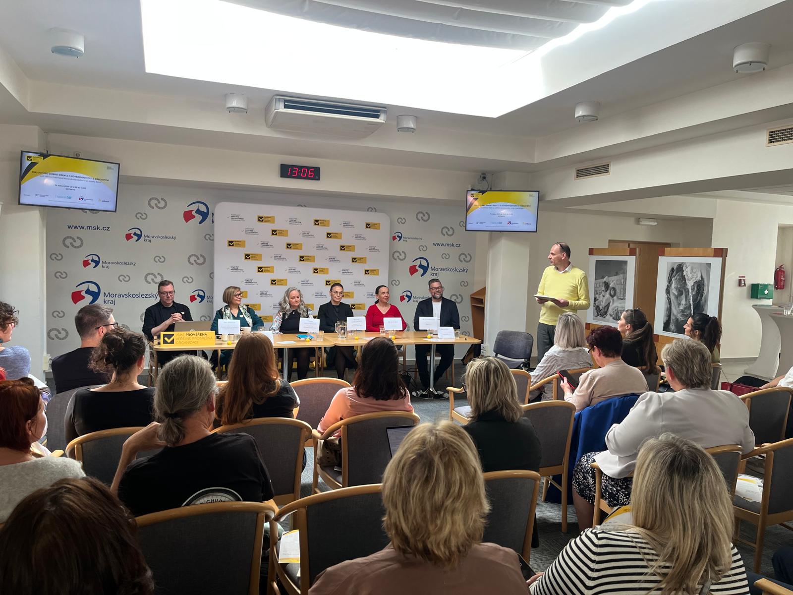 O spolupráci a filantropii dorazili do Ostravy diskutovat zástupci neziskového sektoru, veřejné správy i byznysu