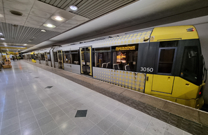 Tram derailment at Piccadilly tram stop