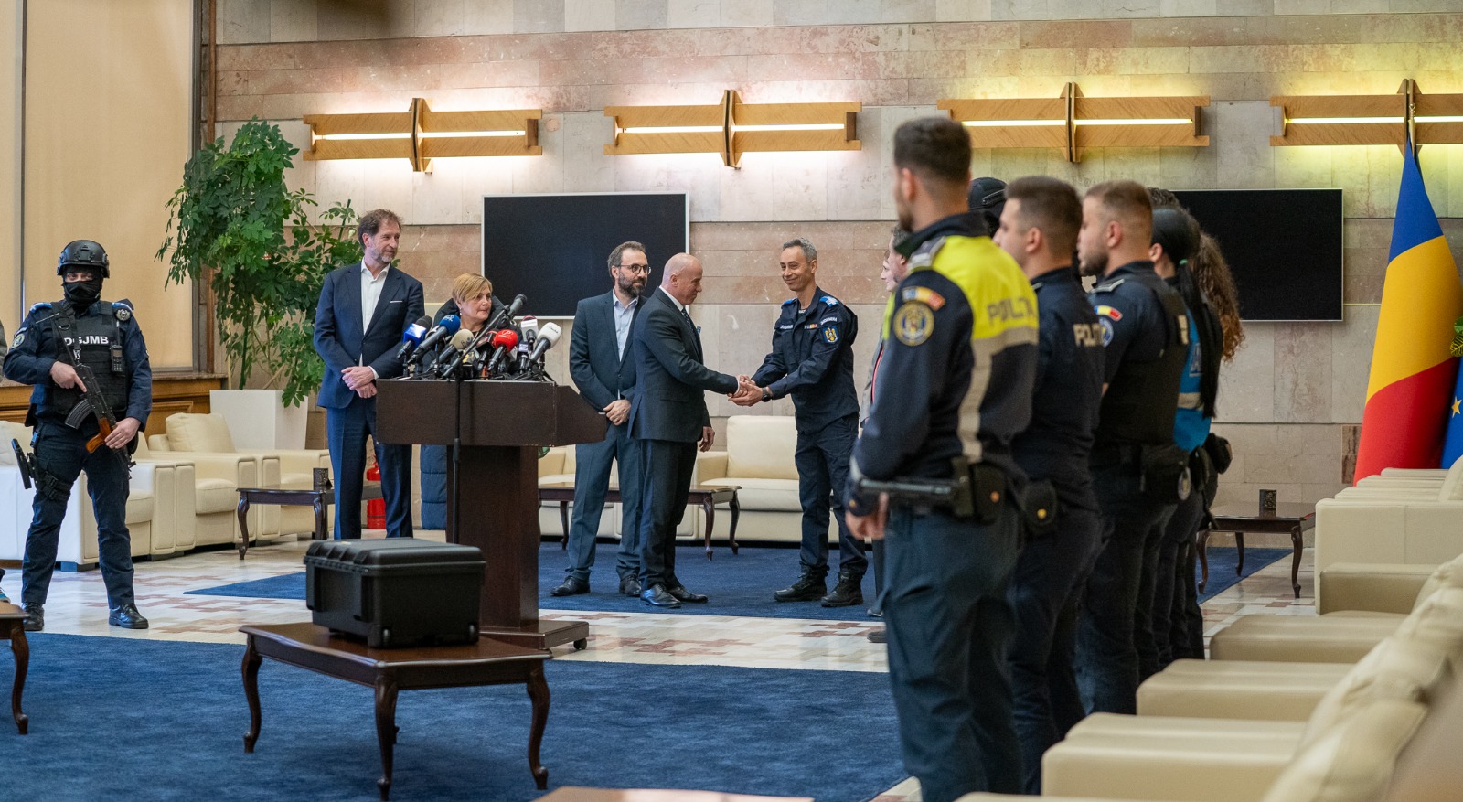 Tezaurul dacic a revenit în România sub protecția structurilor Ministerului Afacerilor Interne