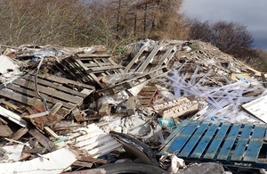 Waste site clearance underway after court action
