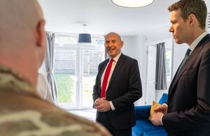 Modernised homes for military families in Woolwich returning from Cyprus deployment