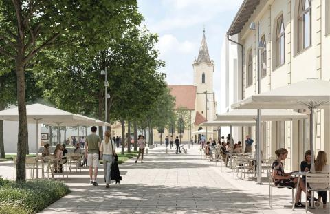 Súťaž návrhov na revitalizáciu Korza Bélu Bartóka bola ukončená – vznikla vízia budúcnosti