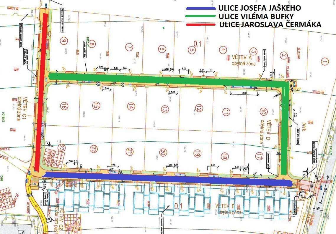 Nové ulice ponesou také jména letců R. A. F.